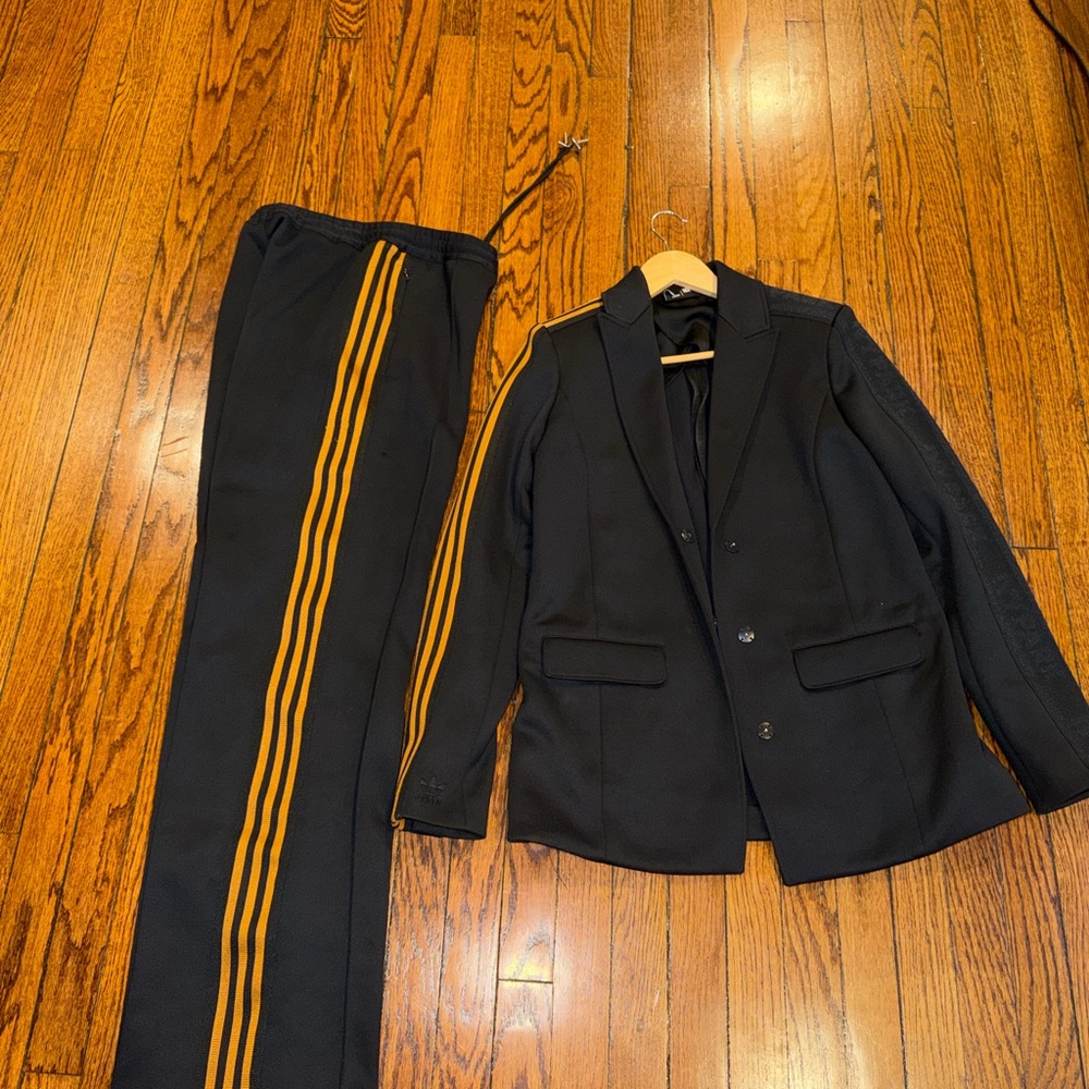 IVY PARK/ADIDAS black and gold suit